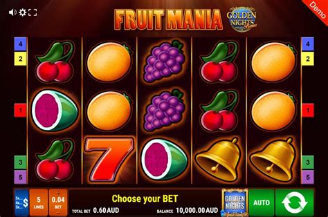 Fruit Mania Golden Nights Bonus Slot - Play Online